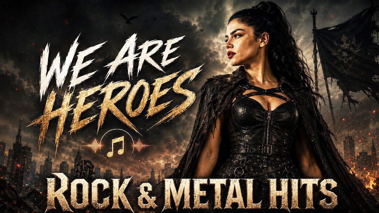 🎵 WE ARE HEROES 🔥 - Heavy Metal 🎸 & Hard Rock 🤘🏼 Music Video ⛓️ World Cup ⚽ Anthem ⚡