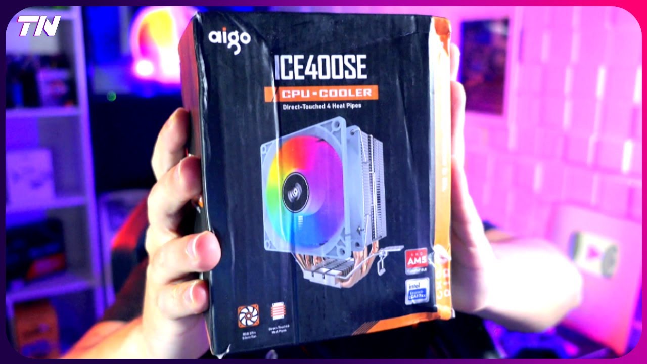 MELHOR COOLER BARATO DO ALIEXPRESS! Aigo ICE 400SE - Unboxing e Review Completo 2024!