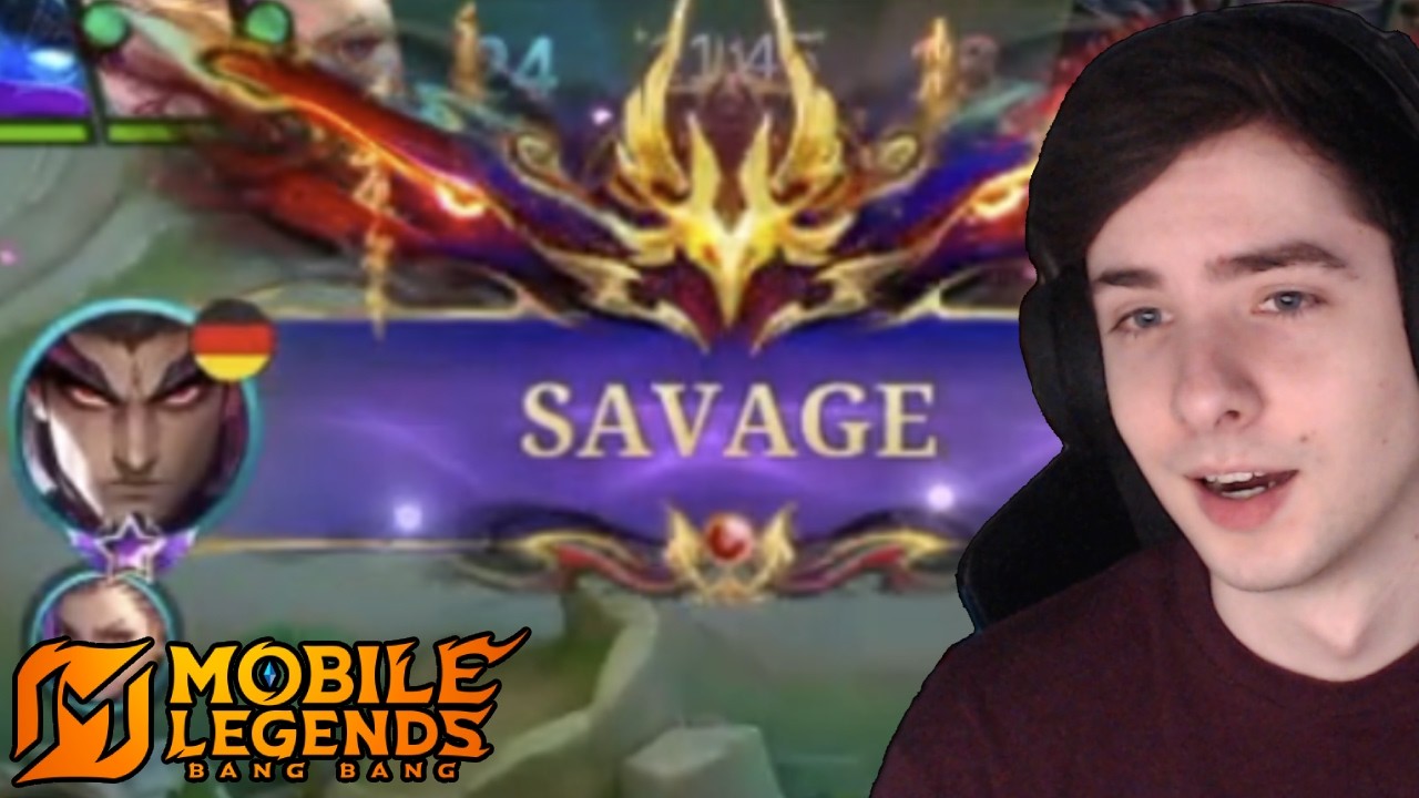 Мой первый SAVAGE Ю Чжун просто невероятен!! Бывший профессионал MOBA изучает Mobile Legends Bang...