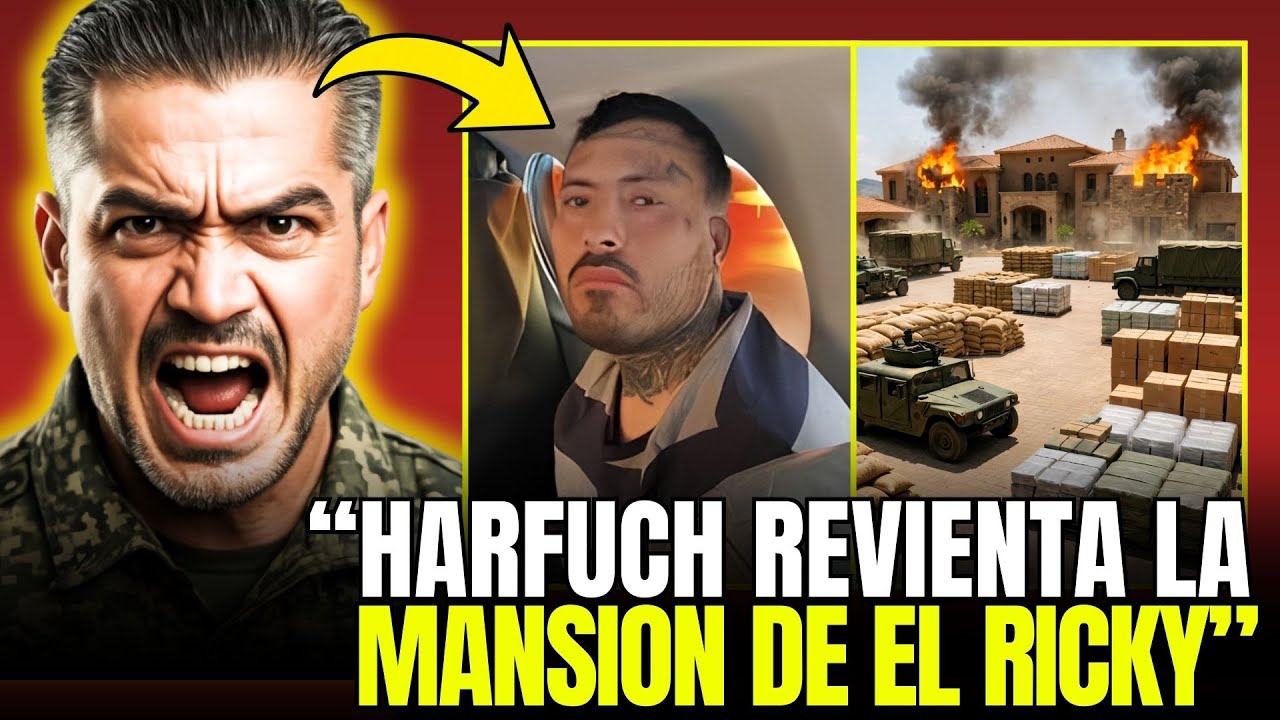 HARFUCH ACABA con EL RICKY, PLOMEA su MANSIÓN y DECOMISA TODOS sus LUJOS