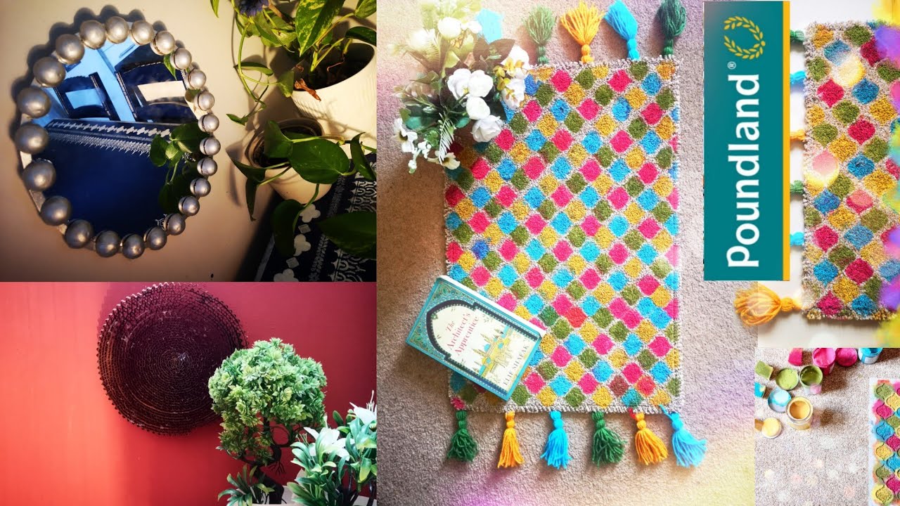 3 Easy Diy home decor projects under £3 - Poundland DIY ¦ October 2020