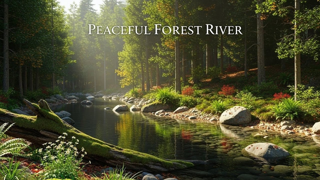 River Stream Ambience 🌊 Relaxing Water Sound for Focus, Study, and Serenity #402