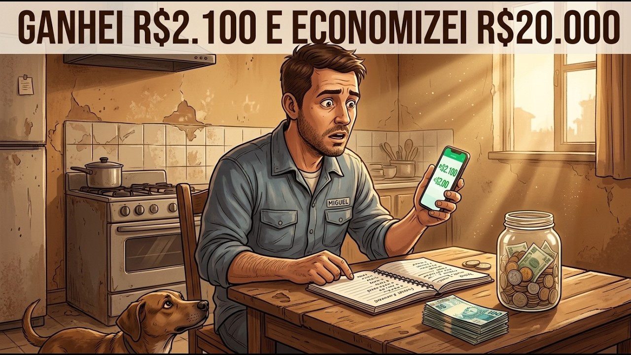 Com R$2.100 de Salário Guardou R$20.000 em 2 Anos: O Truque Estava no JANTAR