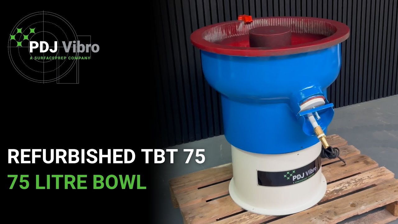 75-litre Circular Bowl Finishing Machine - Big Results in a Small Package