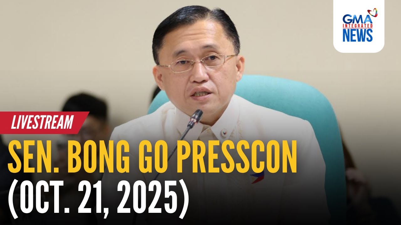 LIVE - Sen. Bong Go presscon (Oct. 21, 2025)  - Replay | GMA Integrated News