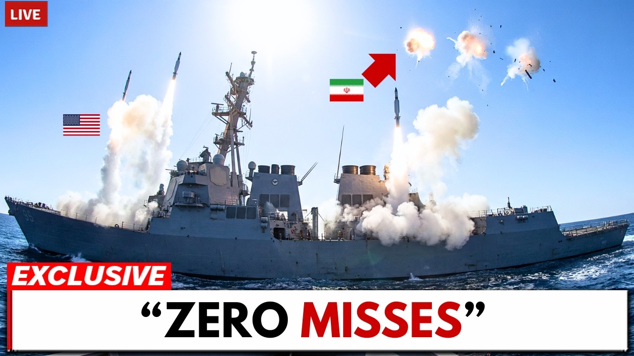Iran UNLEASHED 14 Ballistic Missiles At a Single US Destroyer &mdash; USS Carney DIDN'T MISS