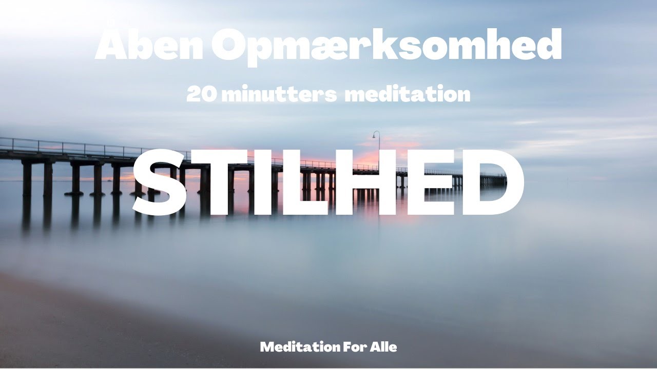 Styrk roen i din krop med STILHED - Mindfulness MEDITATION v/ Ditte Pode