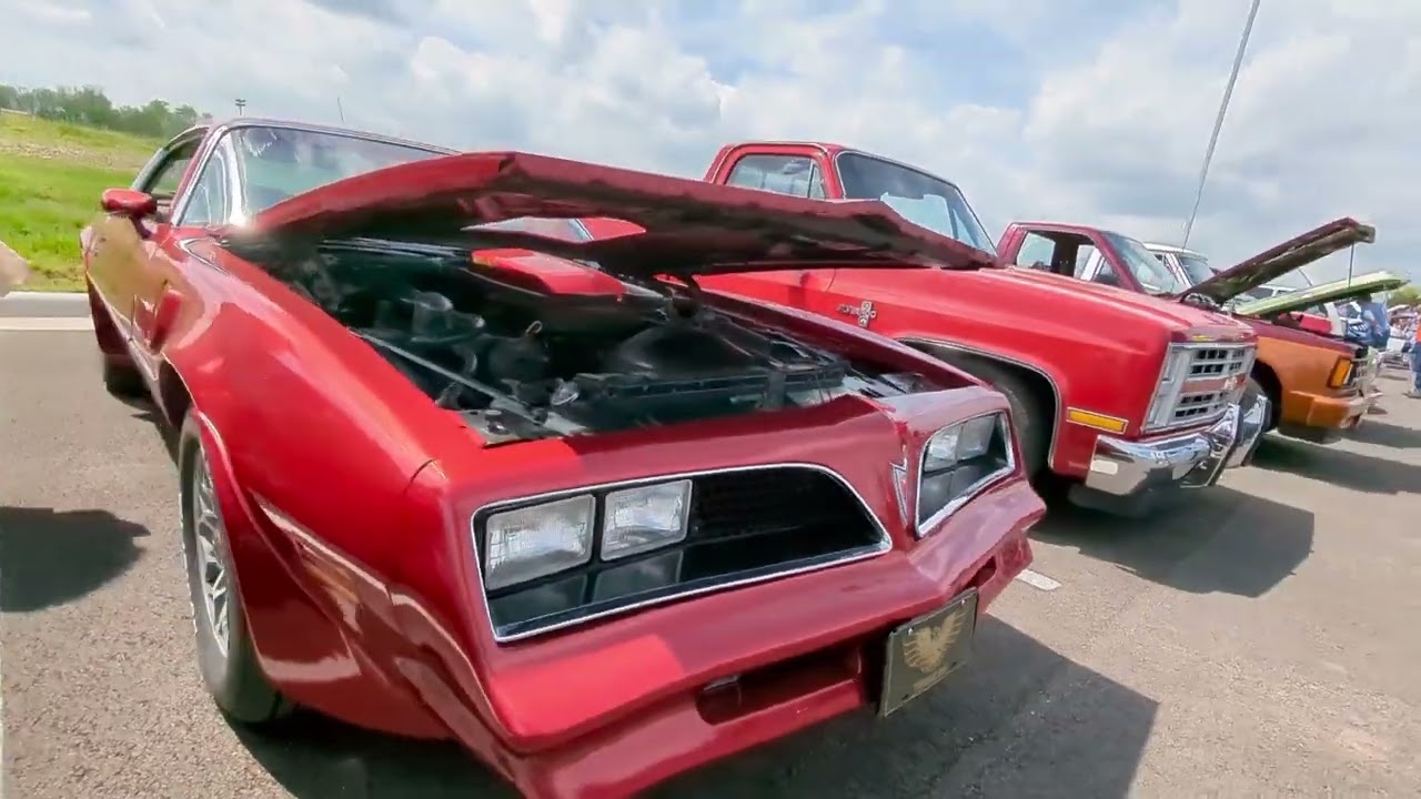 Nice collection of Pontiac's from the Midwest Muscle car show this weekend! #cars #musclecar