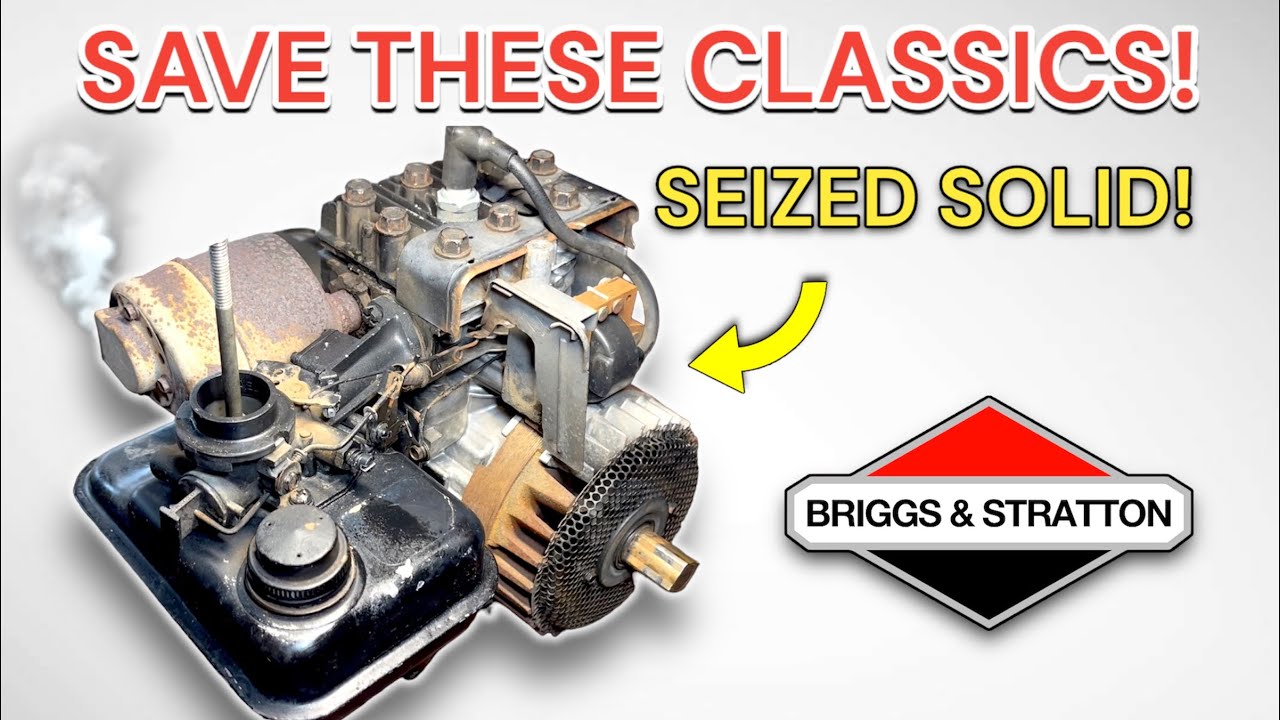 OLD BRIGGS & STRATTON ENGINE - CAN IT BE SAVED?!
