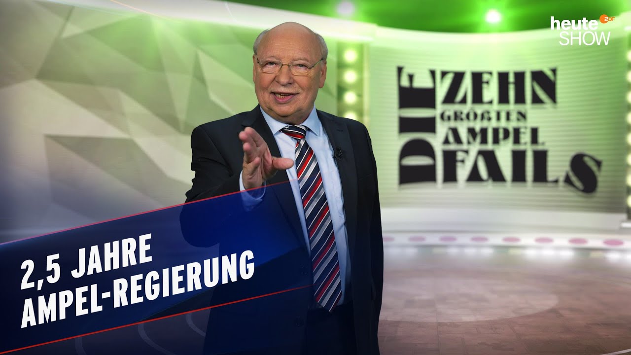 Die zehn größten Ampel-Fails: Gernot Hassknecht rechnet ab | heute-show