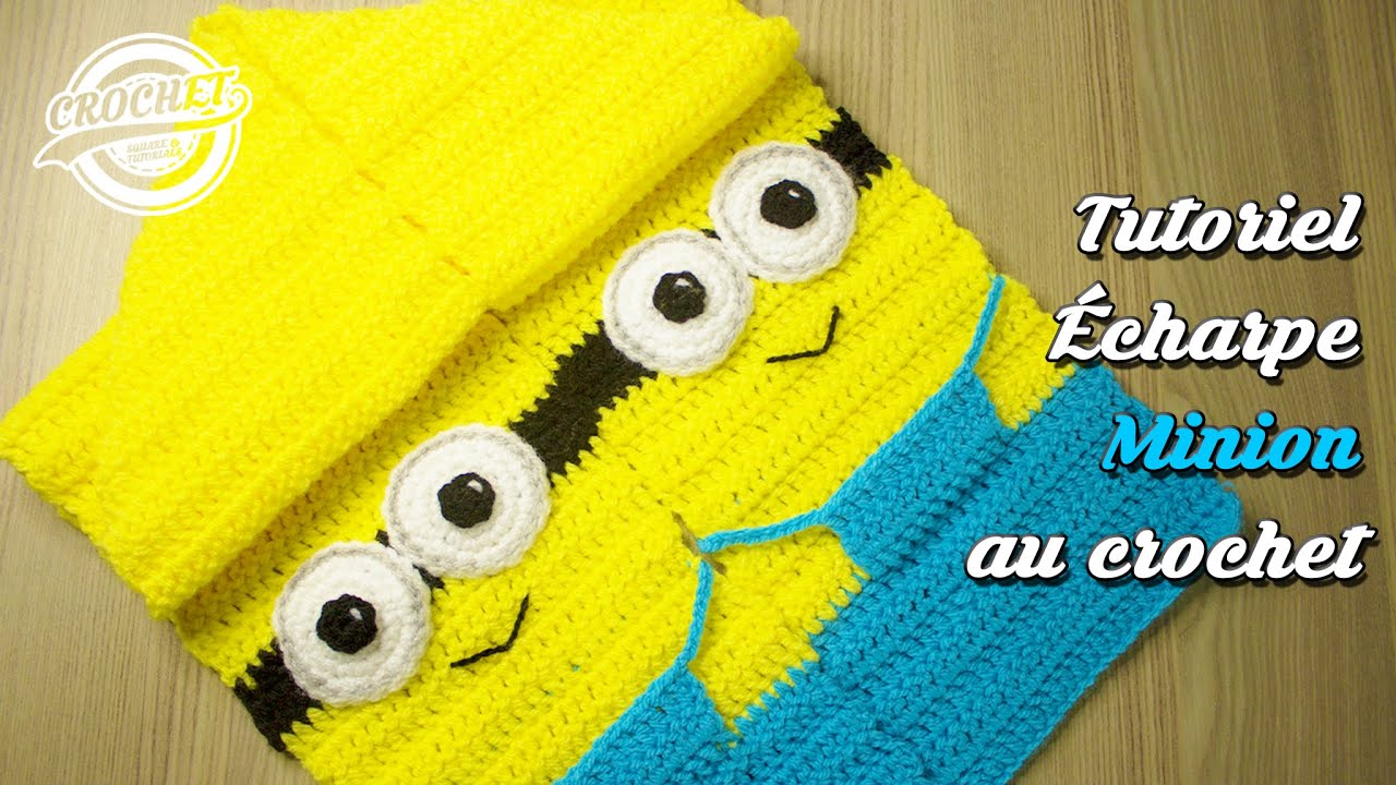 Tutoriel Écharpe Minion au Crochet