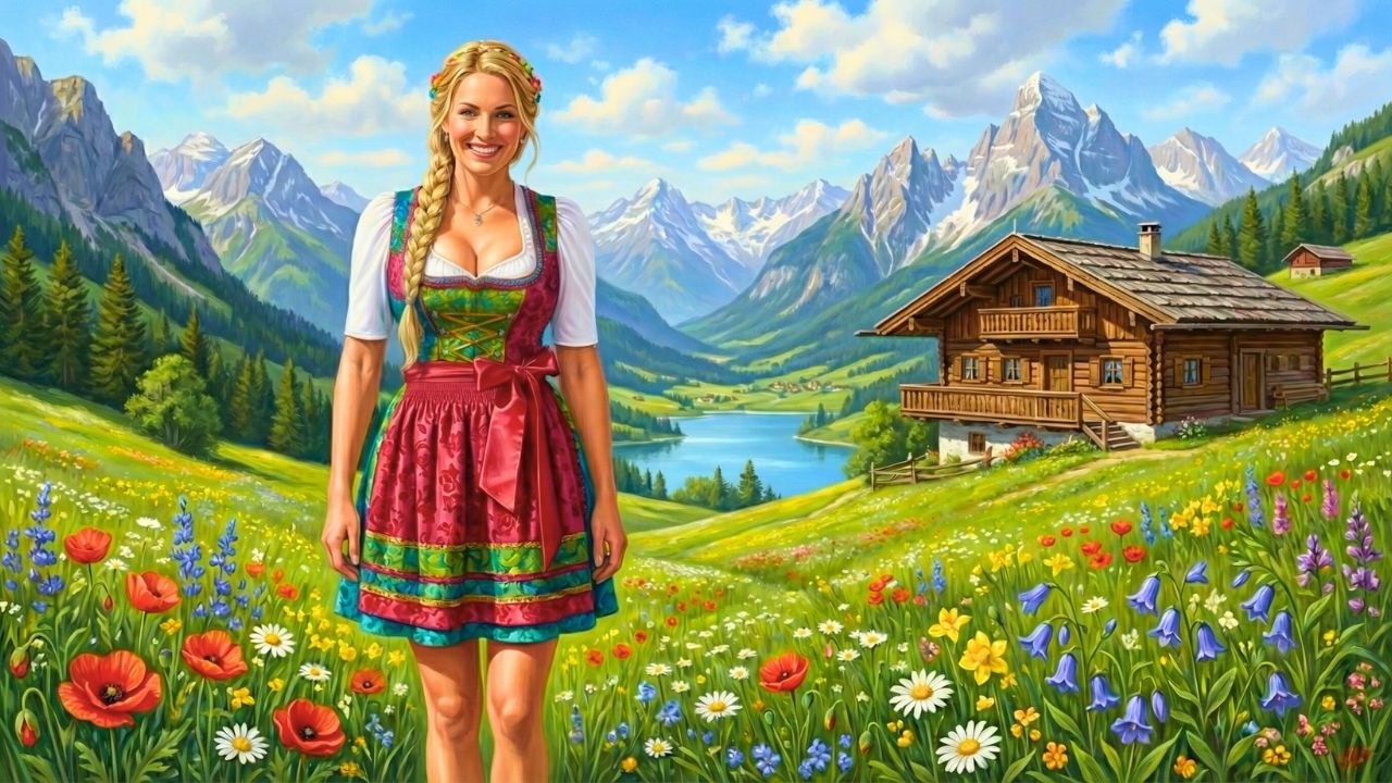 🎶 120 Minuten fröhliche deutsche Volksmusik 🏔️ Sehnsucht nach Frühling, Sonne und Liebe