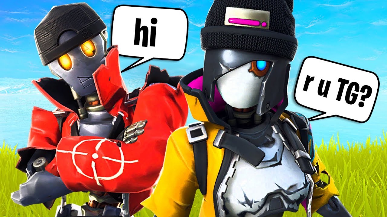 Random Duos w/ New Robot Skins! (Fortnite Battle Royale)