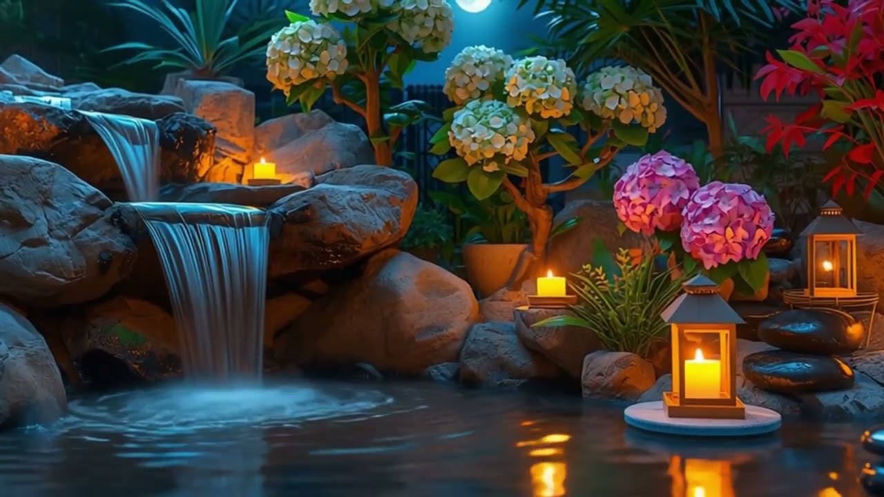 Peaceful Sleep Music with Gentle Piano & Water Sounds | Fall Asleep Fast & Stay Asleep
