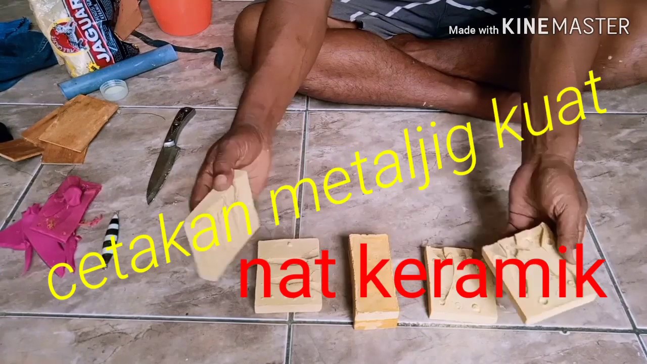 CARA BUAT CETAKAN METALJIG DARI NAT KERAMIK, KUAT ,MURAH AWET