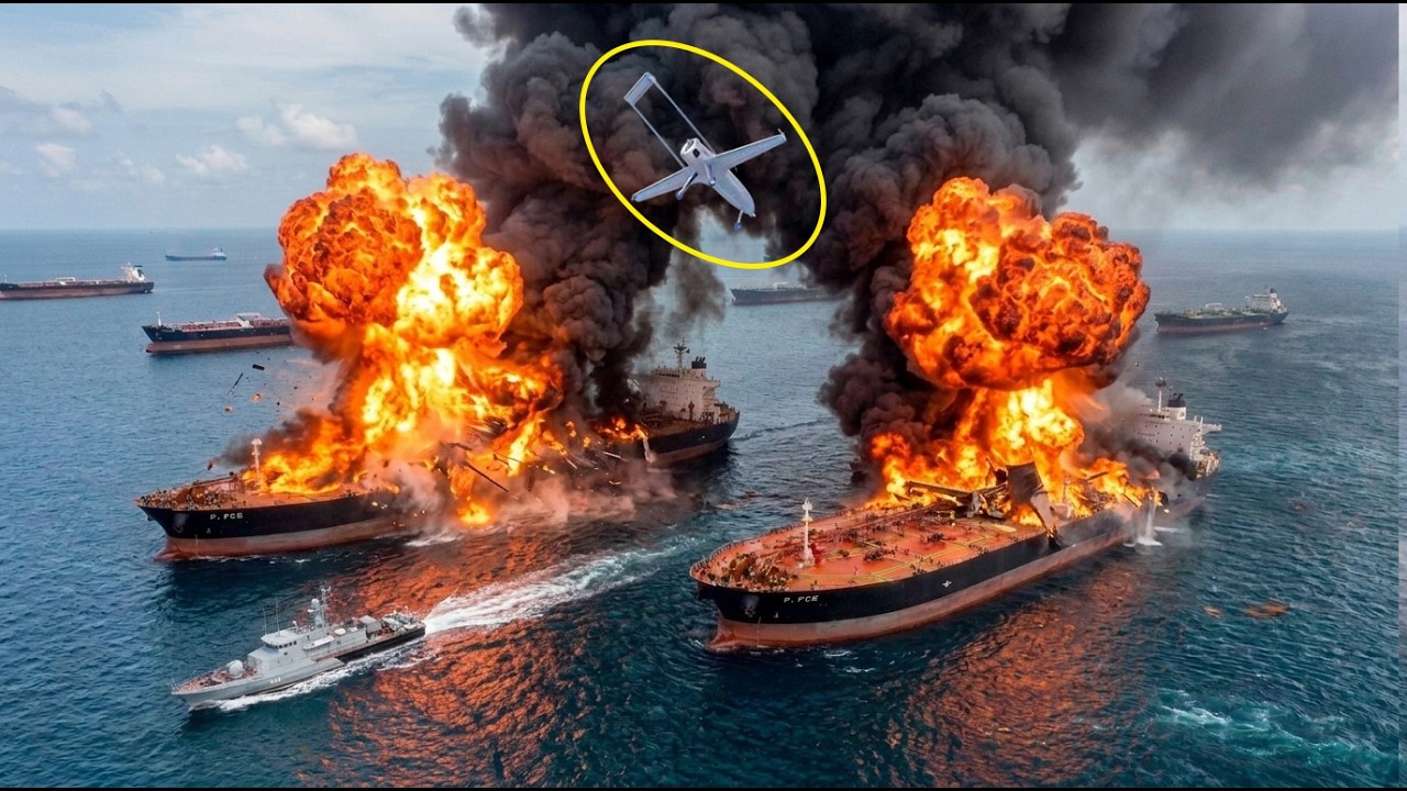Ukrainian Drones STRIKE Russia&rsquo;s &ldquo;Shadow Fleet&rdquo; In The Sea of Azov &mdash; Then THIS Happened...