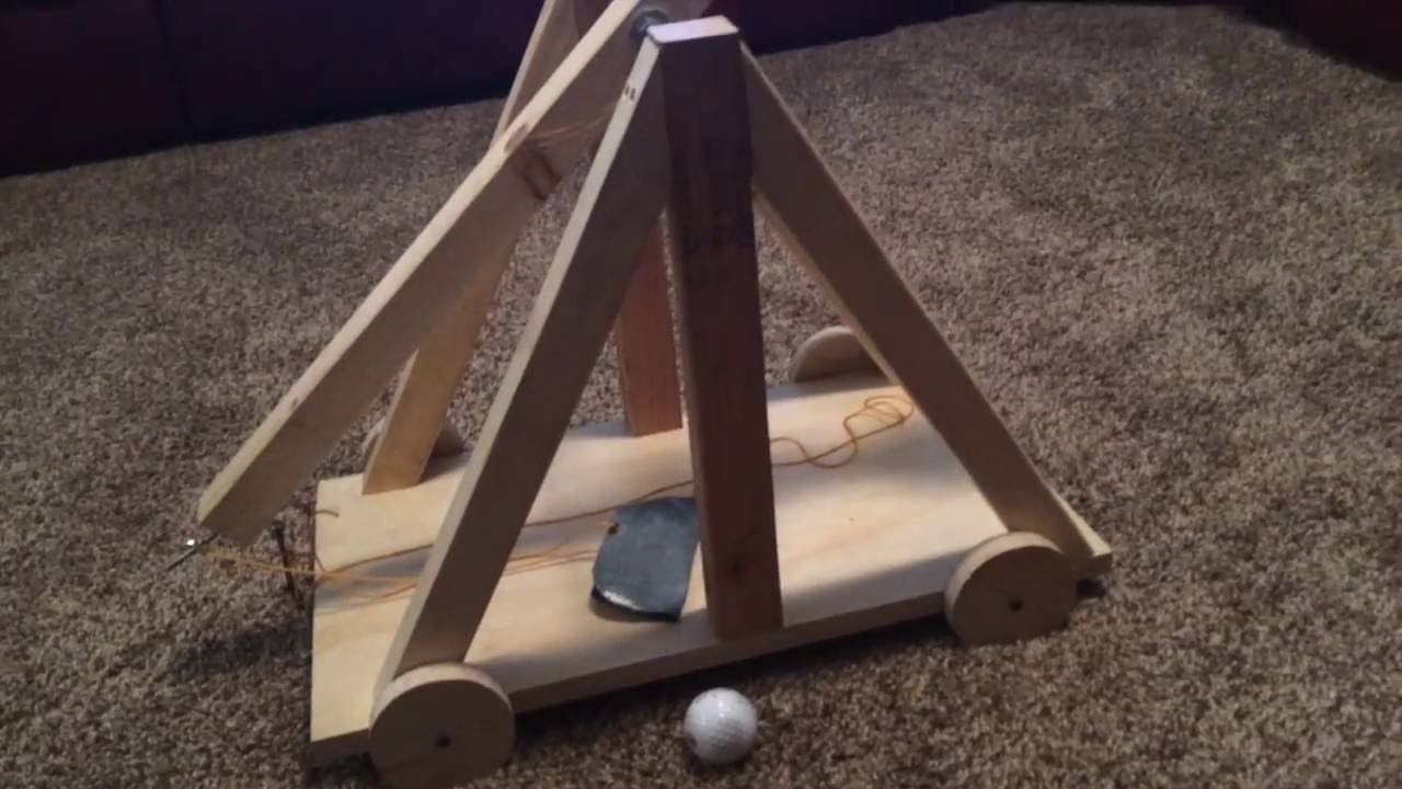 Simple Trebuchet How To: Sling and Release