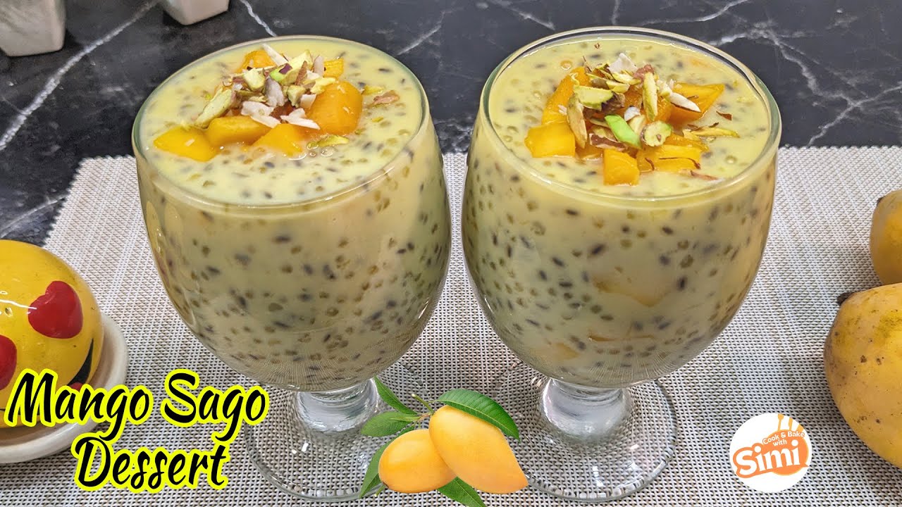 Mango Sago Dessert Recipe | Refreshing Summer Drink | Mango Tapioca Dessert | Easy Mango Dessert