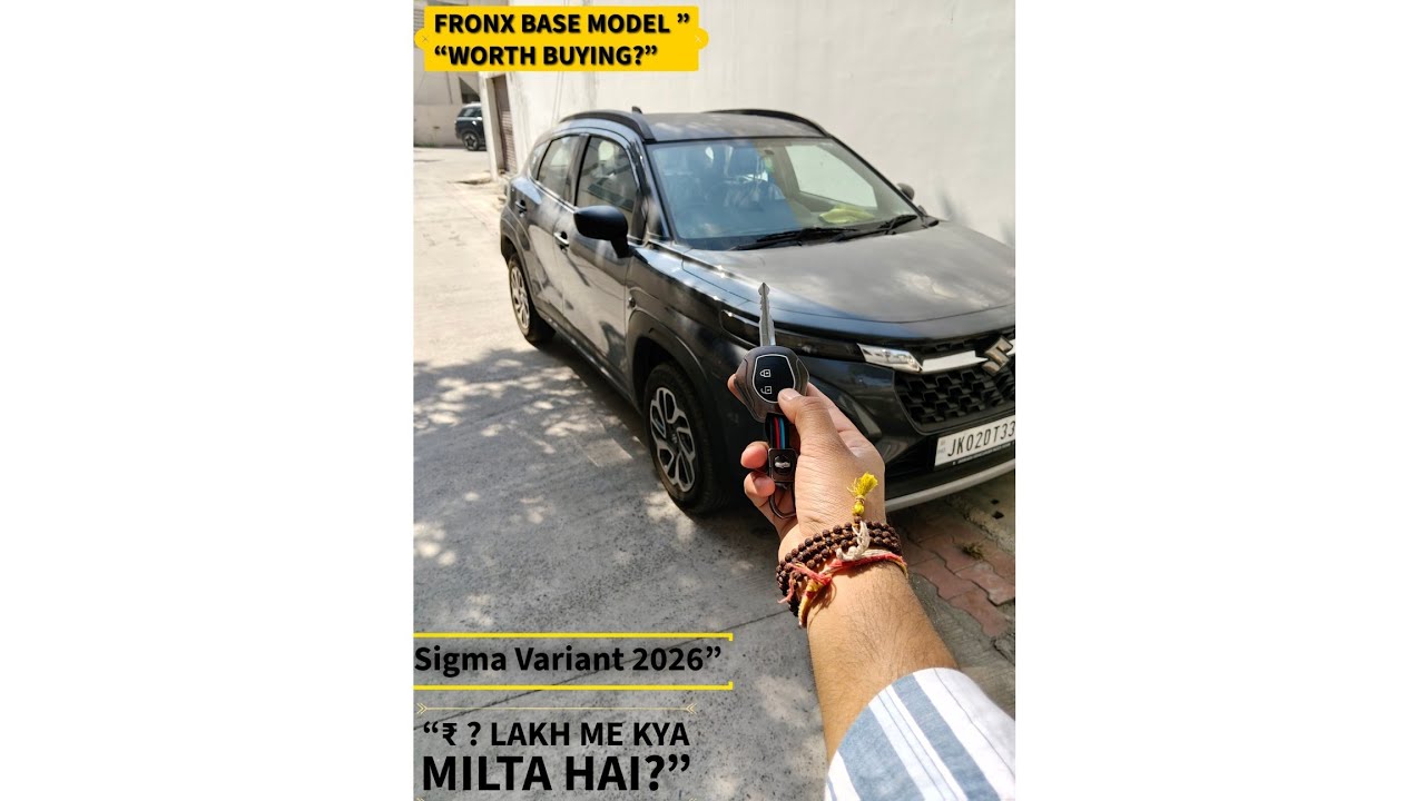 Maruti Suzuki Fronx Base Model 2026 Full Review | Sigma  | Price, Features & Mileage @automsindia 