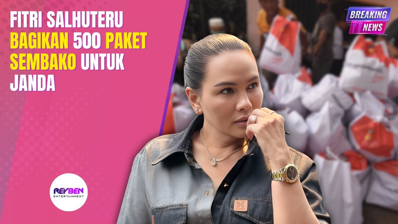 FITRI SALHUTERU BAGIKAN 500 PAKET SEMBAKO UNTUK JANDA