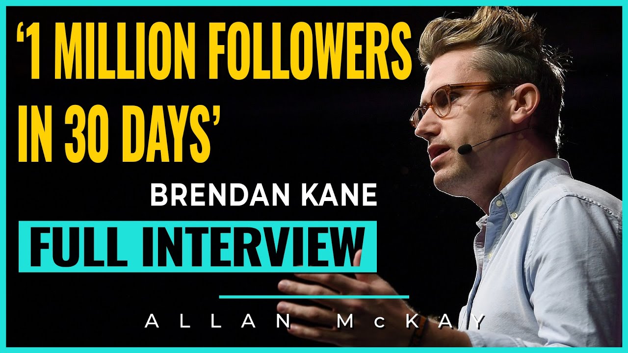 ONE MILLION FOLLOWERS: Brendan Kane Gives Powerful Advice to Content Creators