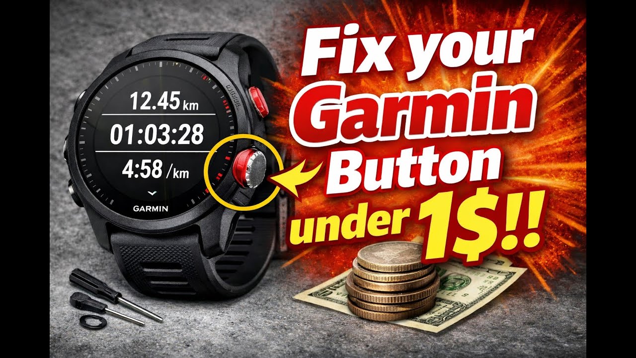CHEAPEST! Fix your GARMIN Button EPIX gen2 and FENIX 7