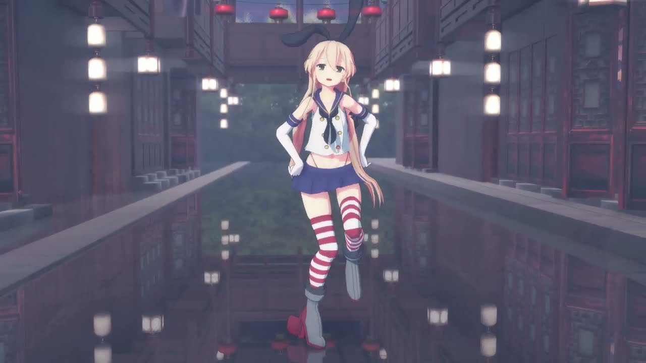 【MMD艦これ】『ドクヘビ / Venomous Snake』by 島風【4K】