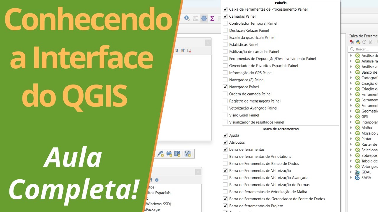 [COMPLETO] Conhecendo a Interface Gráfica do Software QGIS