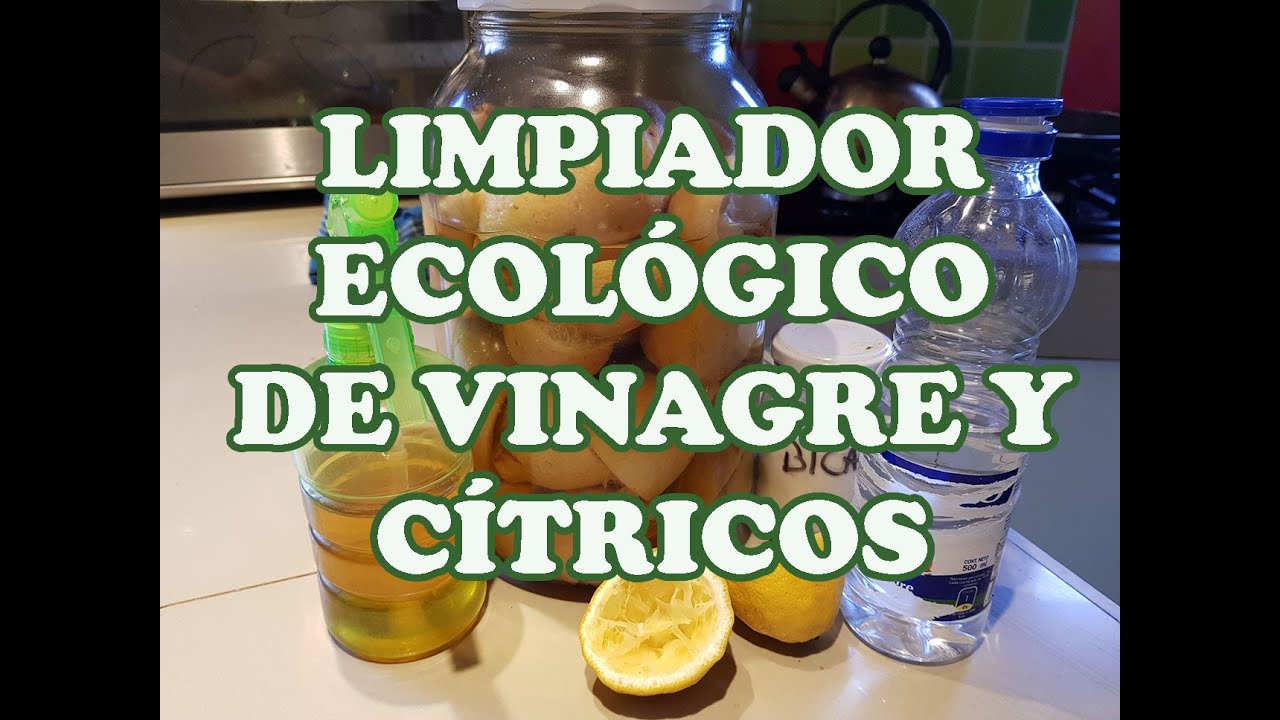 Limpiador Ecológico Multiusos de Vinagre y Cítricos
