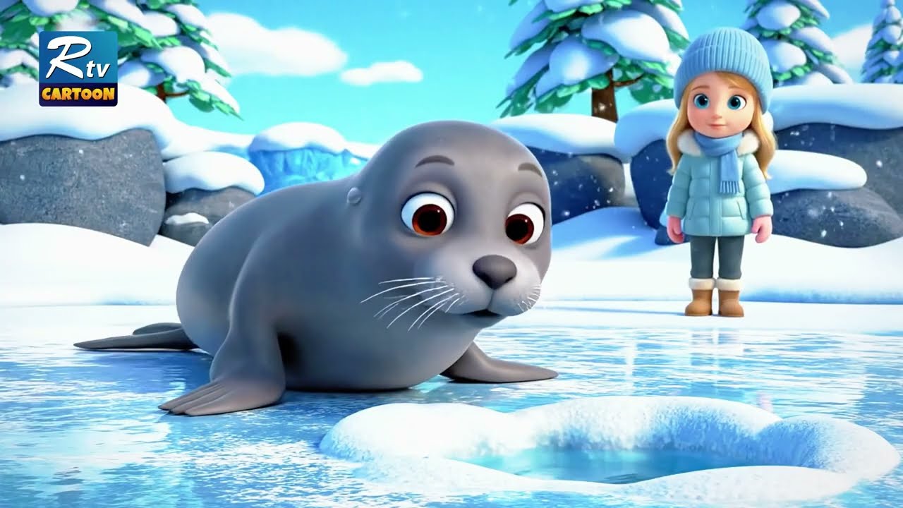 Luna’s Snowy Day ❄️ | A Magical Morning with Penguin Friends 🐧 | Cartoon Adventure | Rtv Cartoon
