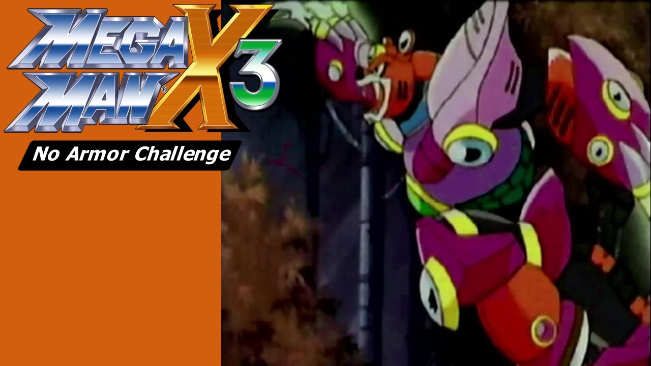 Megaman X3 No-Armor Challenge Ep2 Neon Tiger TheClayberry #megamanx