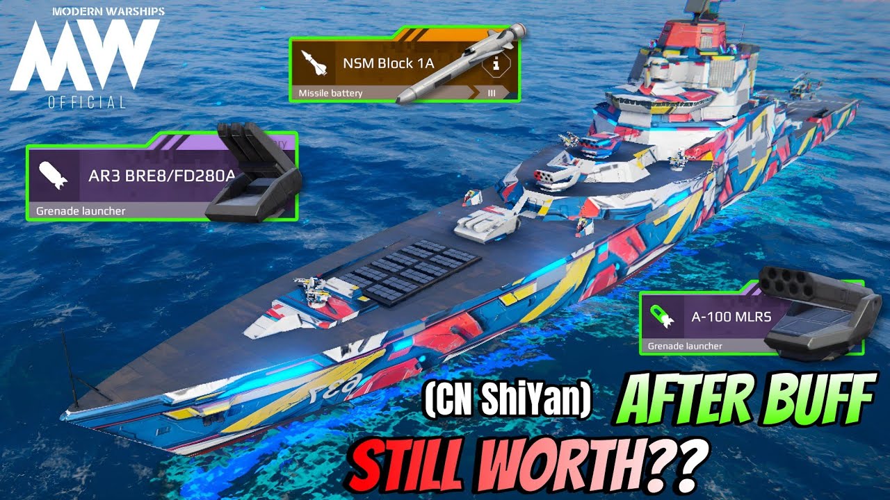 CN Shiyan - After Buff Still Struggle 🤔 Worth Or Not!! - Modern Warships