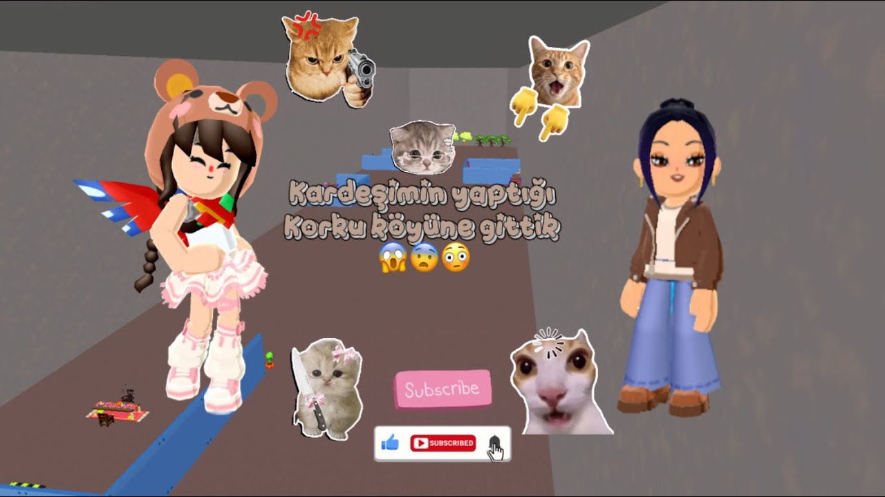 Kardeşimin yaptığı korku köyüne gittik😱😰😳