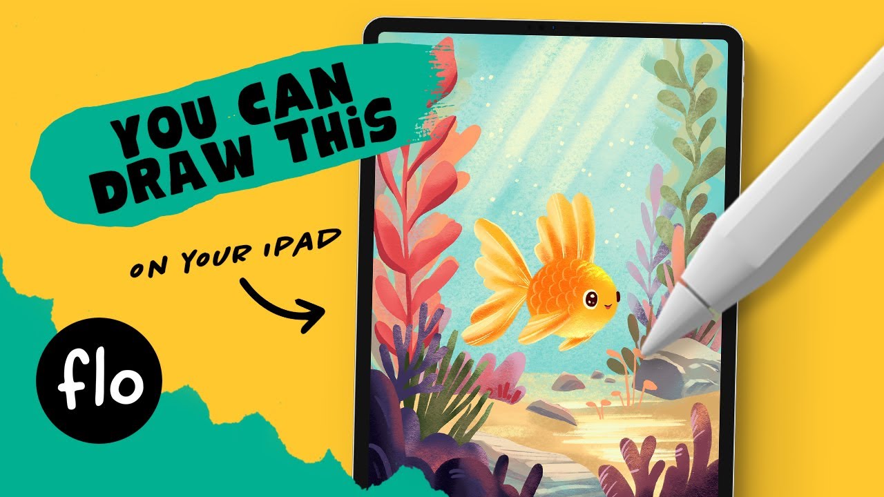 Draw a Happy Goldfish in Procreate &ndash; Step-by-Step Easy Tutorial for Beginners