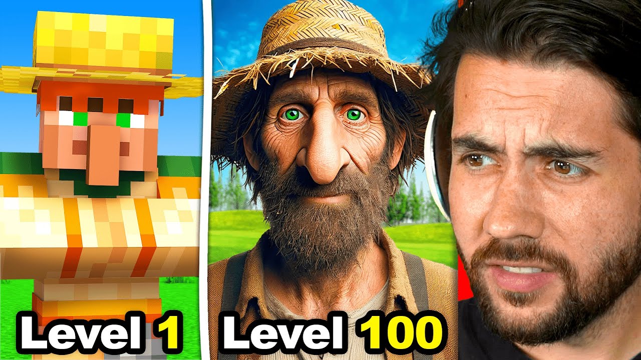 Minecraft Level 1 to 100 Realism