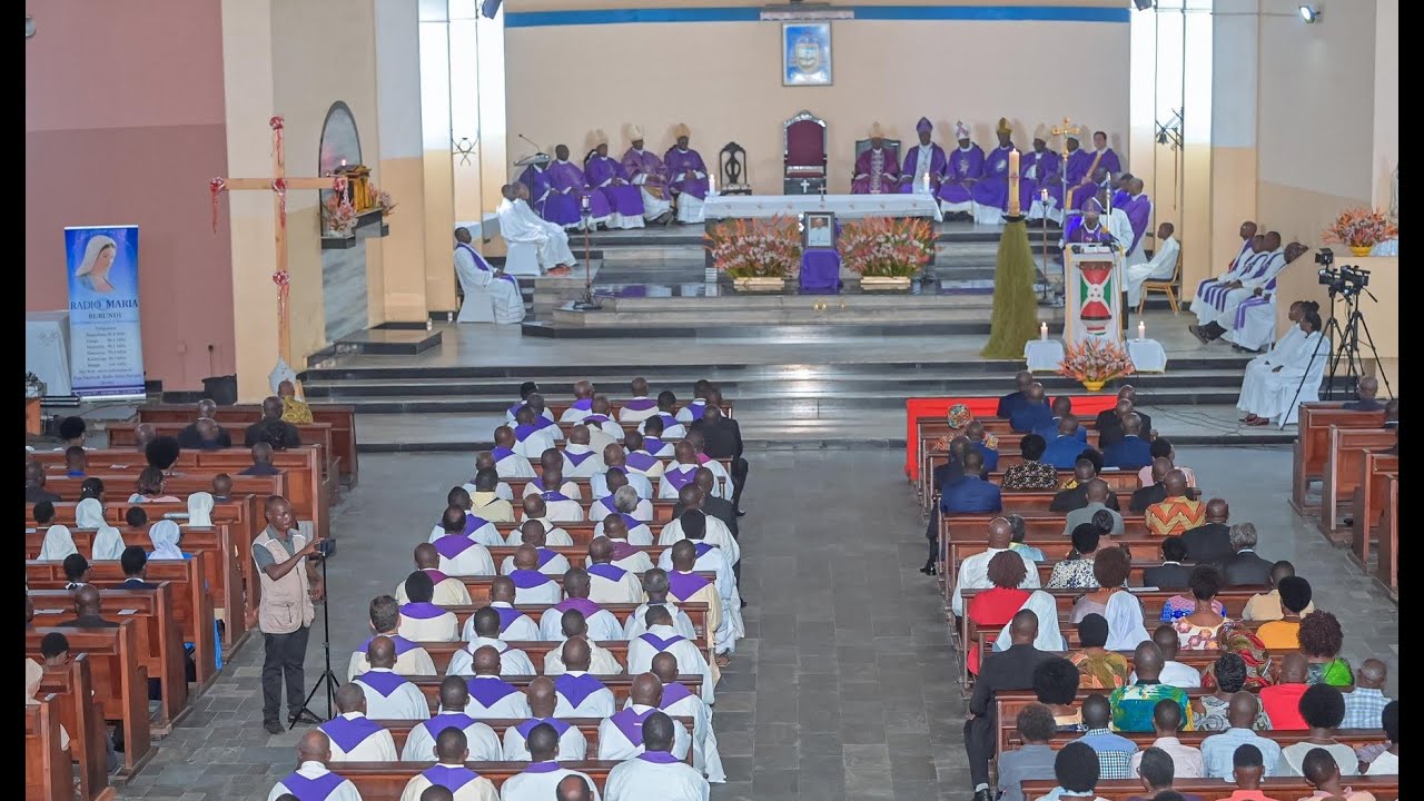 Messe d'action de grâce en mémoire du Pape François au Cathédrale Regina Mundi de Bujumbura