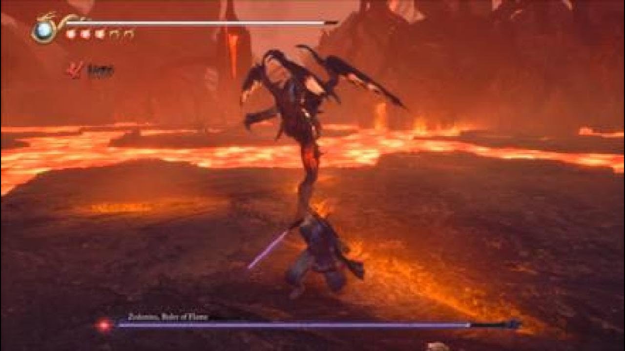 Ninja Gaiden 2 Black Master Ninja Chapter 15 BOSS FIGHT Zedonius