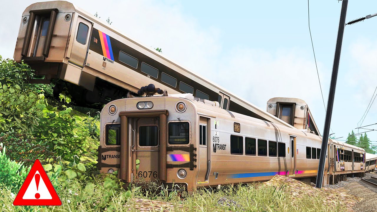 New Jersey Transit Train Derailment ⚠