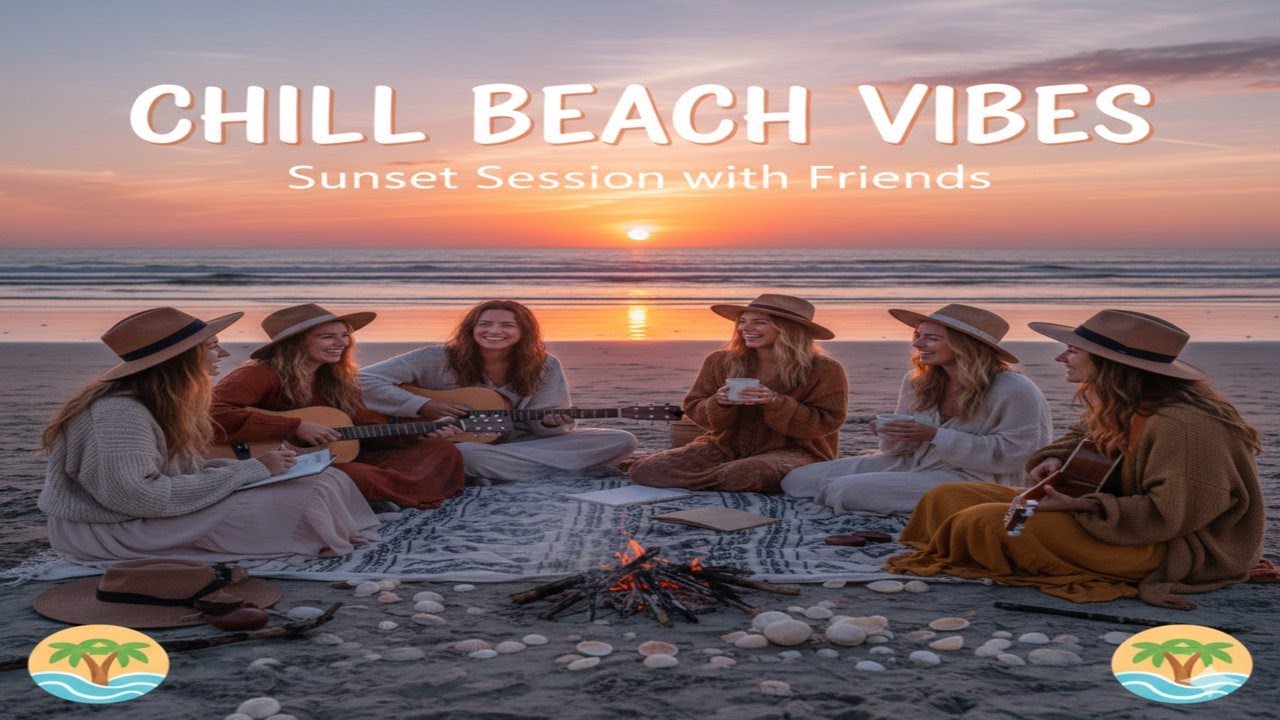 Chill Beach Vibes 🌅 Sunset Session with Friends | Relaxing Music 2026