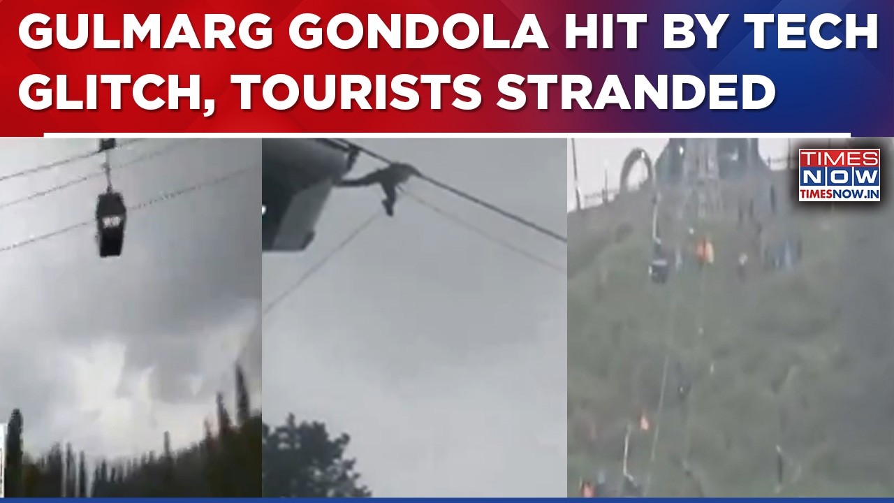 Tech Glitch Hits Gulmarg Gondola, Tourists Stranded | CM Omar Assures This As Dramatic Scenes Emerge