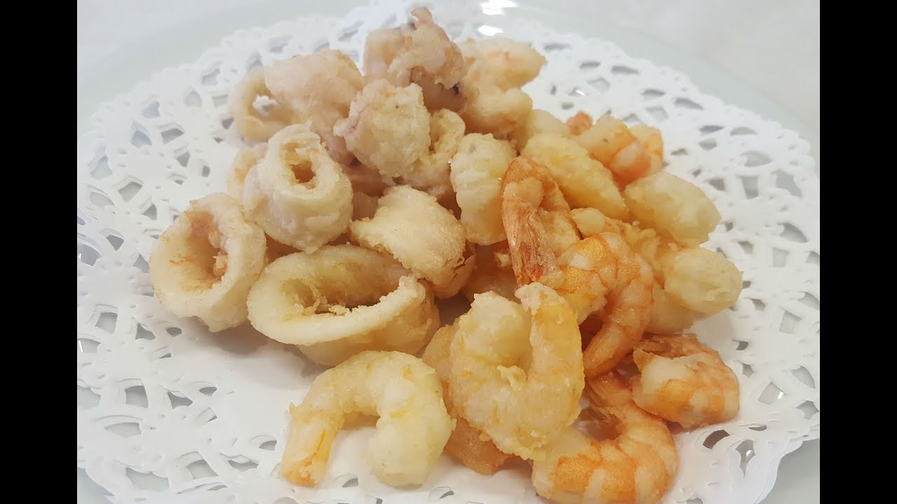 FRITTURA DI CALAMARI E GAMBERI⭐RITA CHEF | Asciutta e croccante.