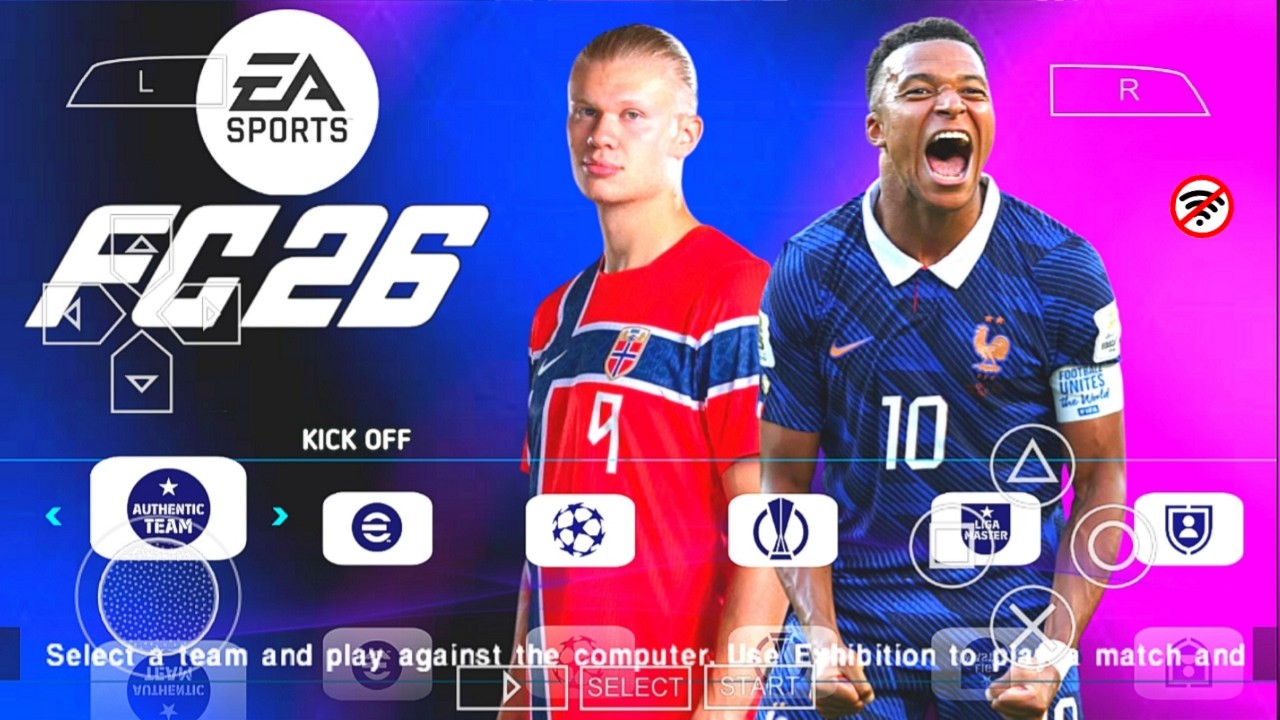 EA SPORTS FC 26 PPSSPP ANDROID ОФФЛАЙН КАМЕРА PS5 НОВЫЕ КОМПЛЕКТЫ ФОРМЫ UCL 2026/27 РЕАЛЬНЫЕ ЛИЦА...