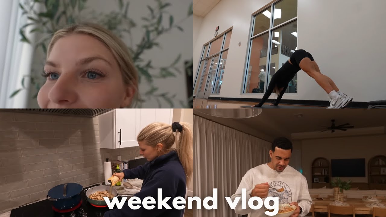WEEKEND VLOG: pasta night, solidcore workout, Sunday reset + grocery haul