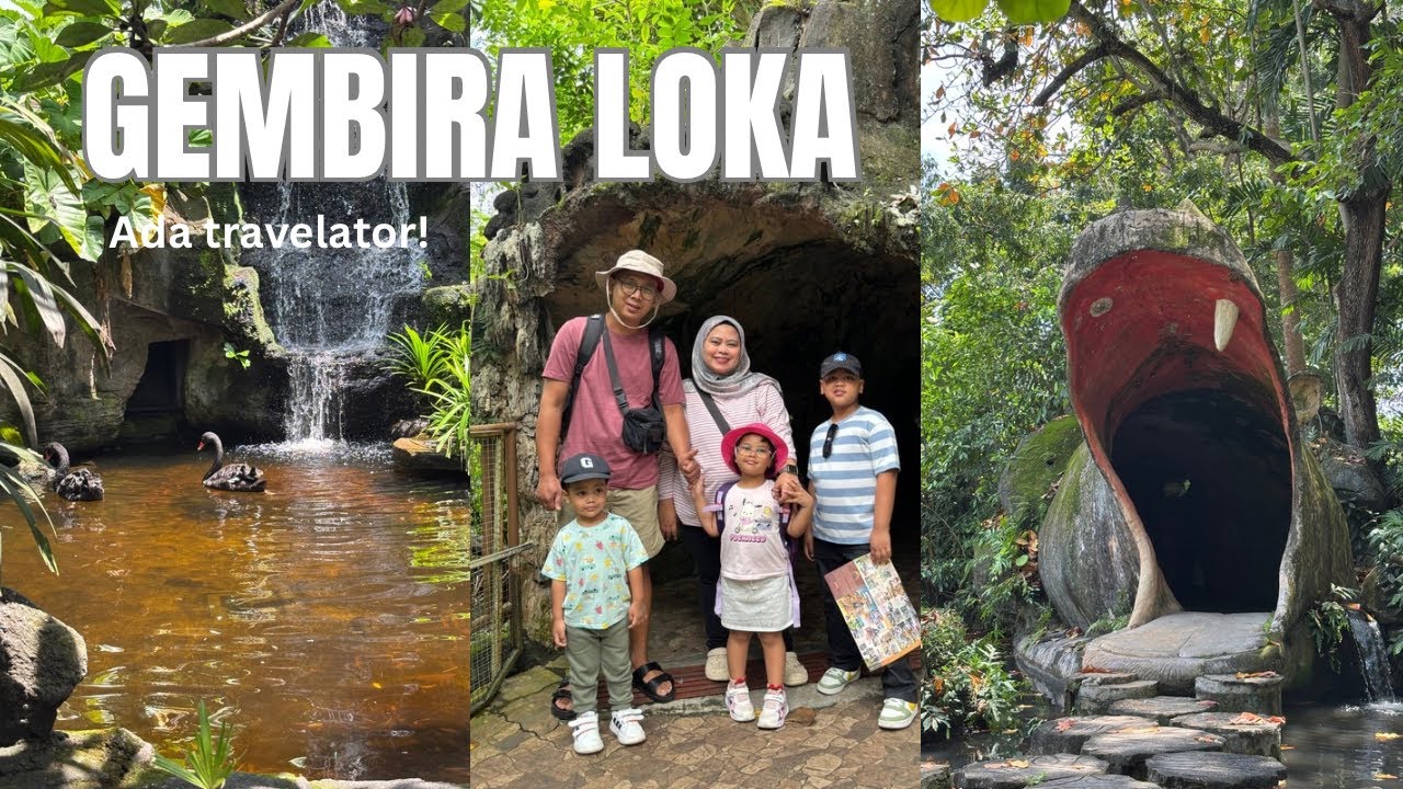 KASIH MAKAN GAJAH KOK JATUH?! GEMBIRA LOKA ZOO YOGYAKARTA