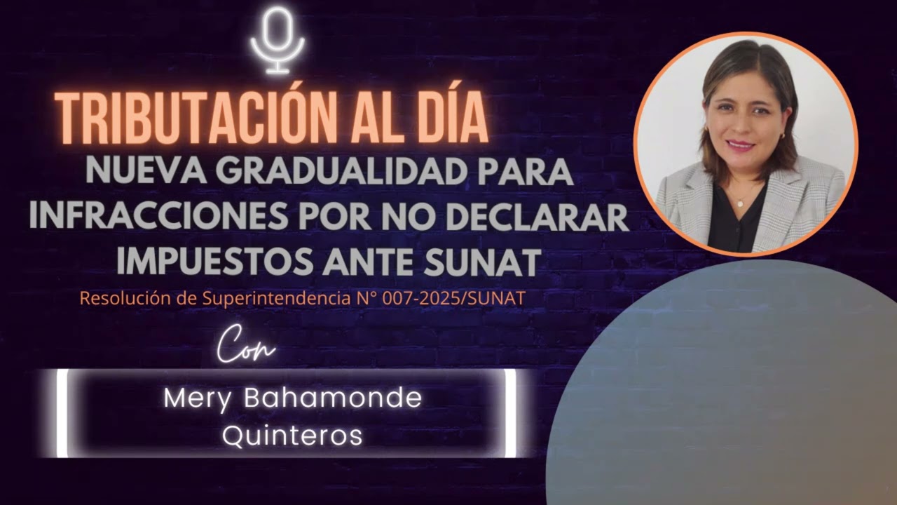 Nuevas rebajas aplicables a las infracciones por no presentar declaraciones a Sunat 2025