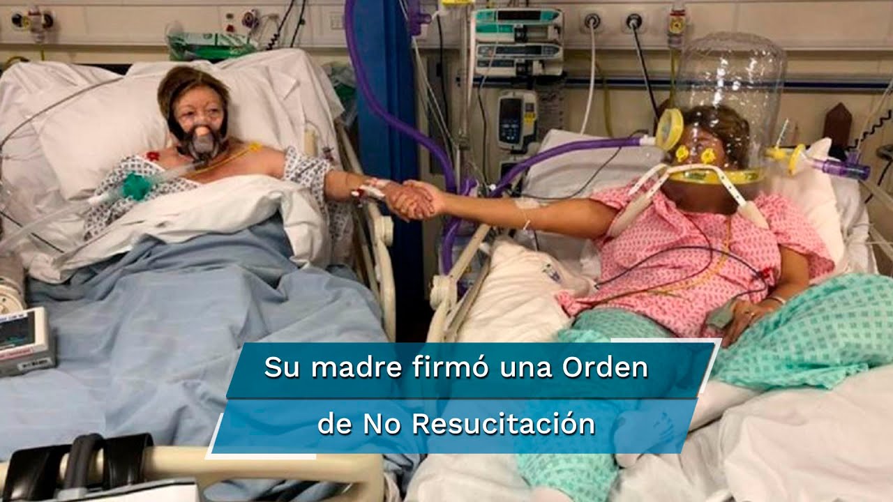 Madre se despide de sus hijas antes de morir por Covid y foto se hace viral