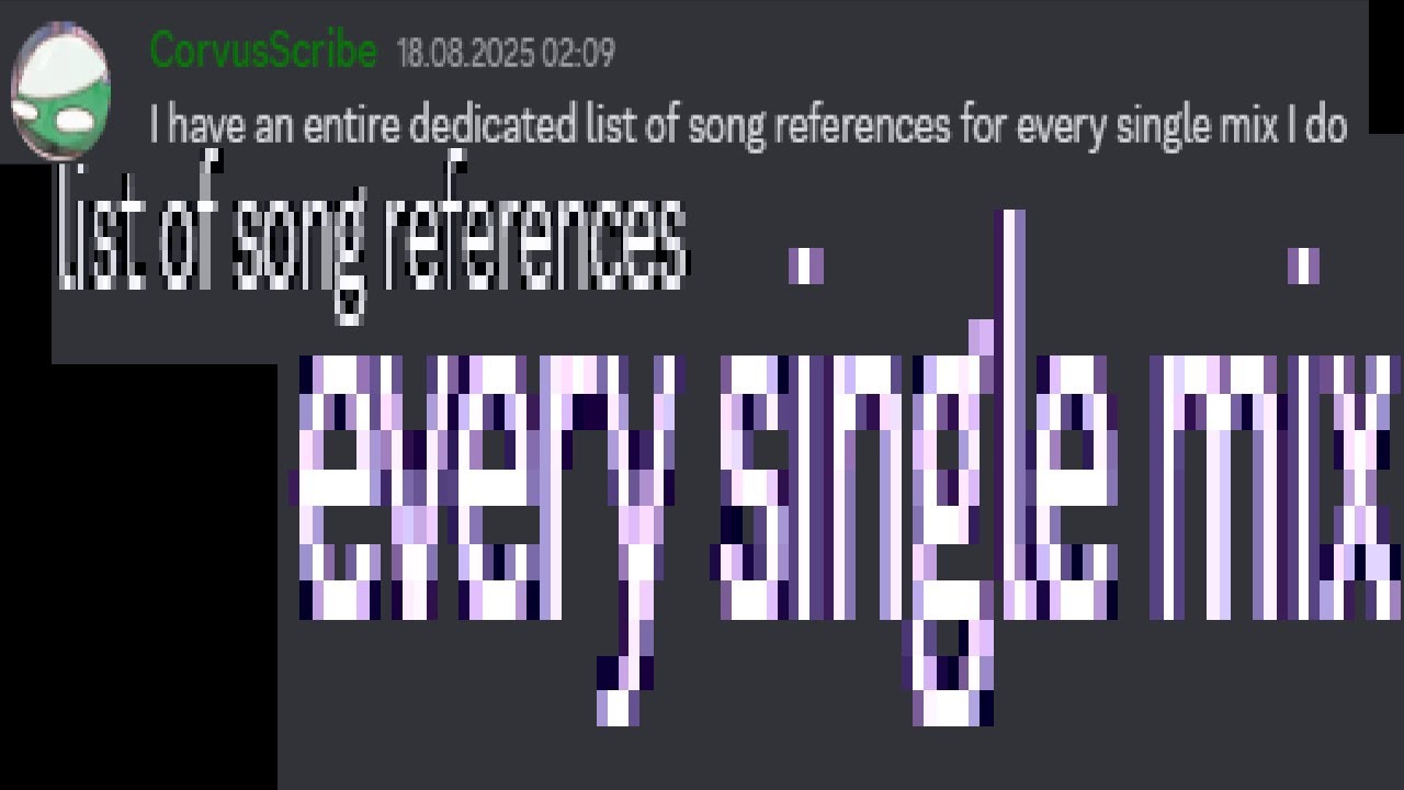 Every mix cue in Amazing Mirror Speedrunning