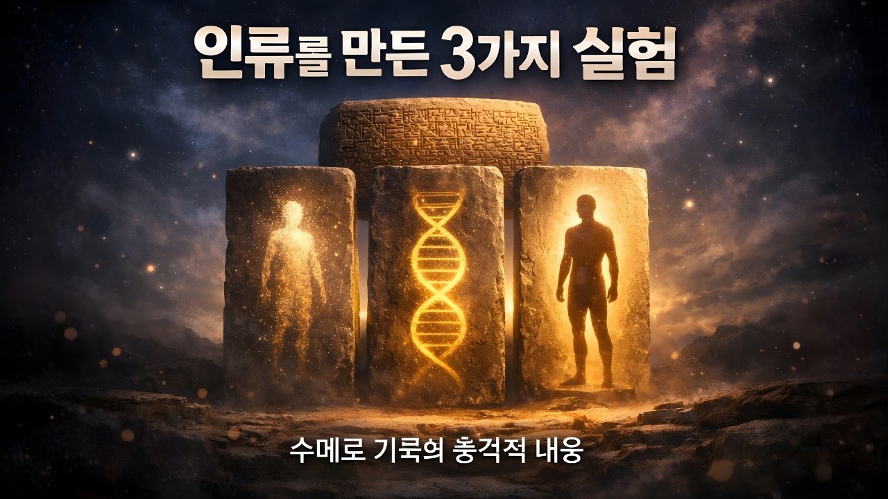고대 수메르 기록: 현대 인간을 탄생시킨 세 가지 실험 | 잠들기 위한 다큐멘터리