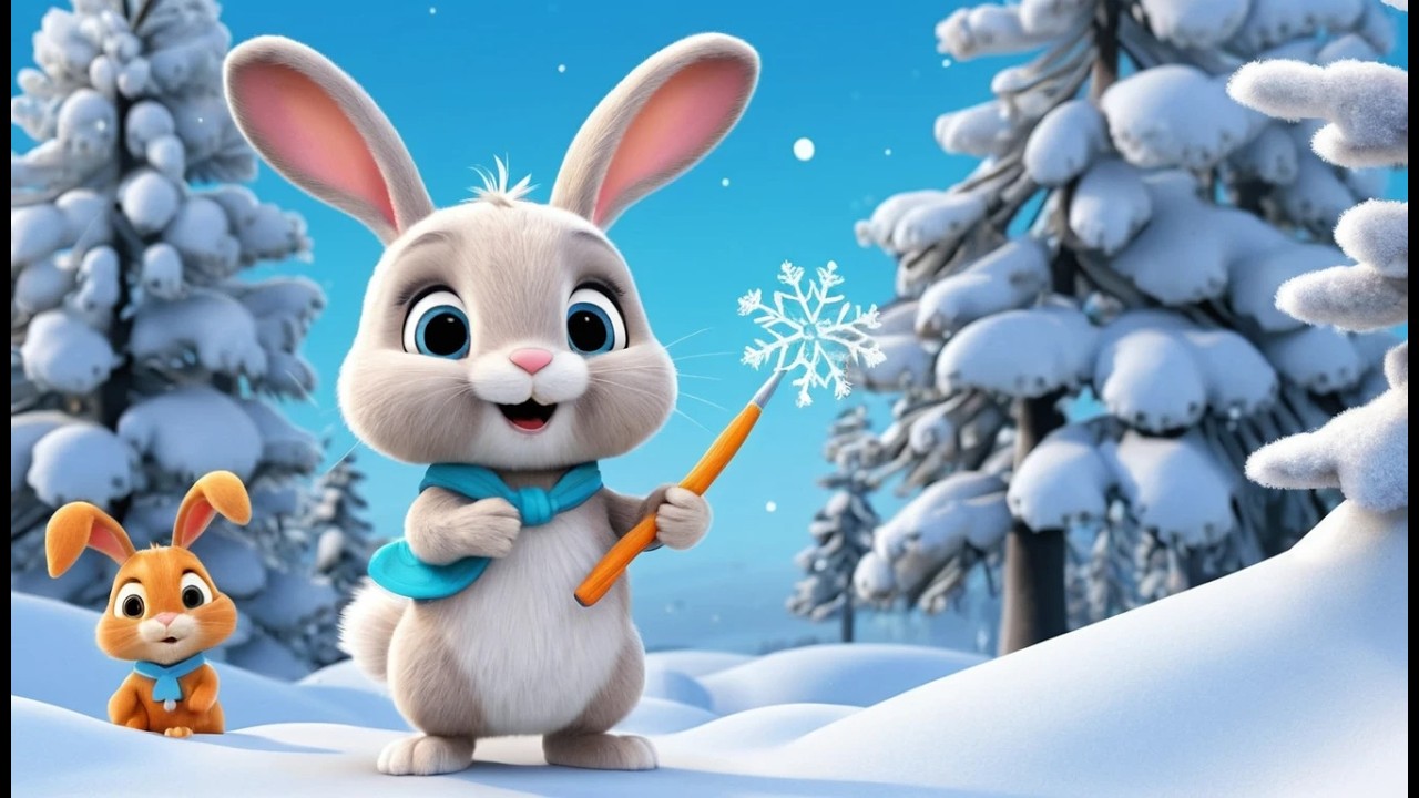 Bunny Doctor Fixes Snow Fairy Wand ❄️ | Cute and Fun Kids Nursery Rhyme Animation