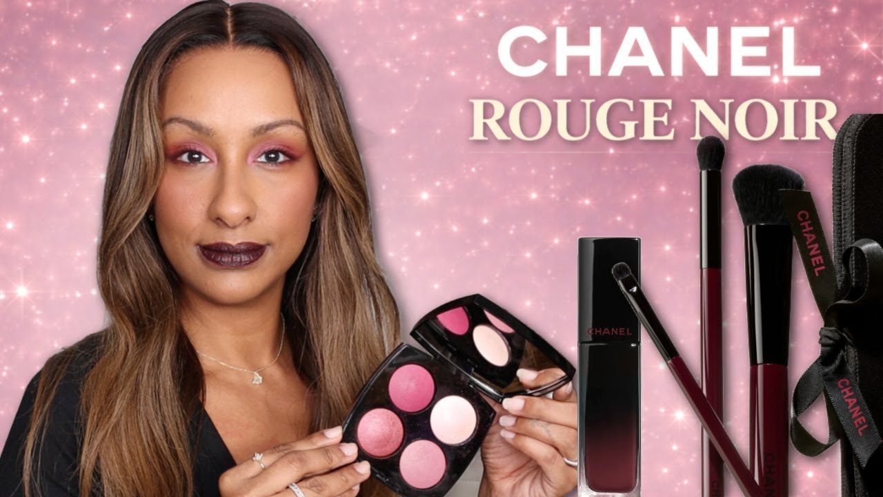 Примерка коллекции Chanel Rouge Noir | Лимитированная коллекция косметики, кистей и первые впечат...